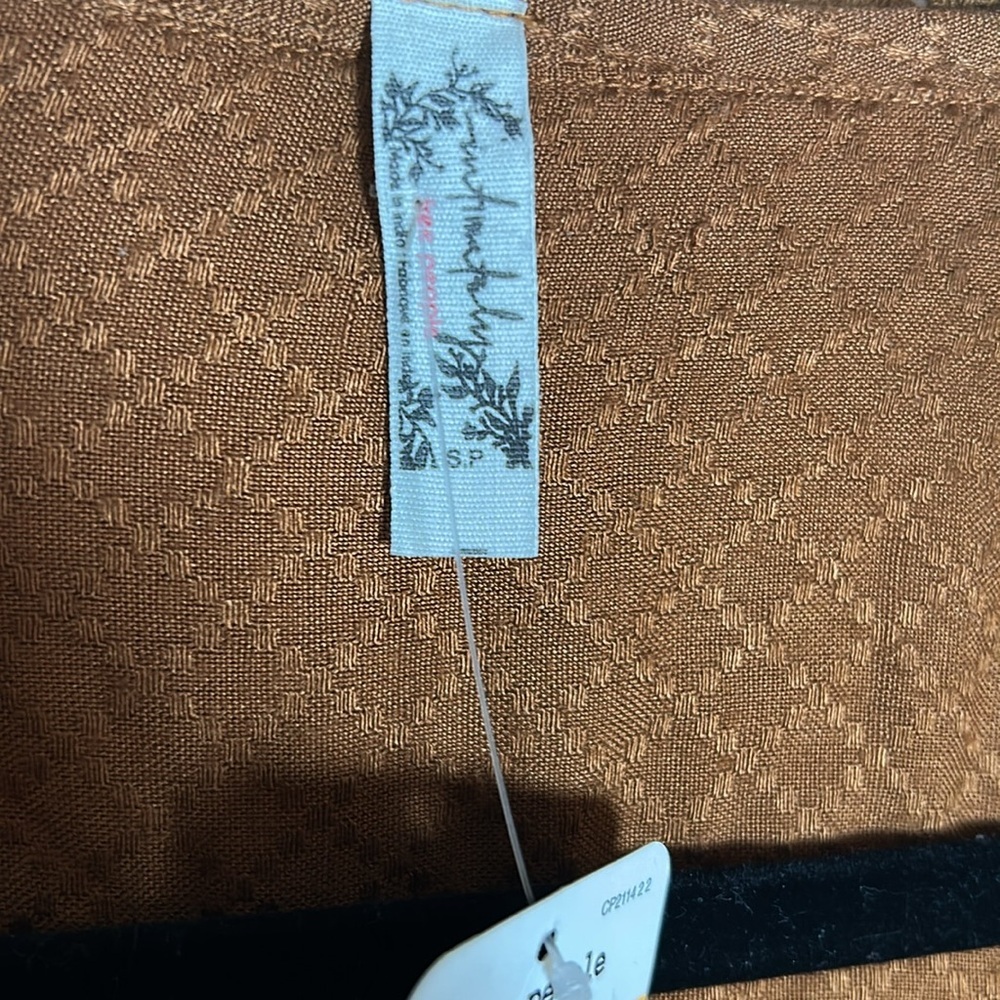 Free People Copper Brown Textured Romper - Picture 3 of 3